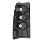 Raxiom 99-02 Chevrolet Silverado 1500 Fleetside Axial Series Tail Lights- Chrome - Red/Clear Lens