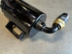 GReddy AN12 90 DEGREE ORB MALE BLACK/GOLD ANODIZED