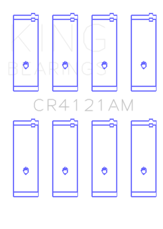King GM DOHC 16 Valve / Toyota SOHC 8 Valve / DOHC 16 Valve (Size STD) Rod Bearing Set