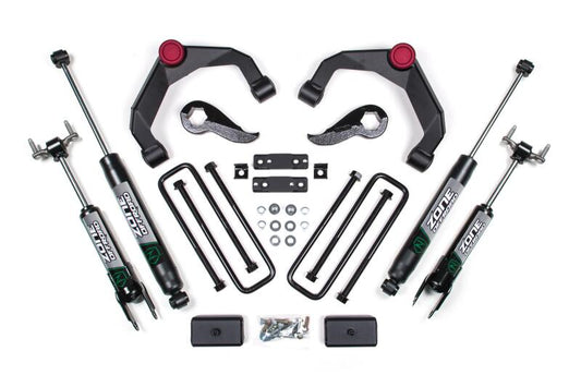 Zone Offroad 2020 GM 2500 / 3500 HD 3In Adventure Series (OE Key 84634344) w/ Overloads - Fox