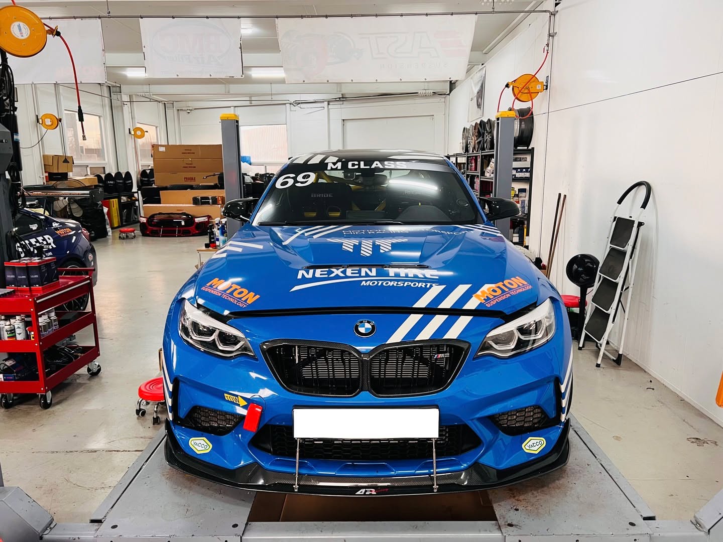 BMW F87 M2 CS Bumper Carbon Fiber Front Wind Splitter 2020-2021