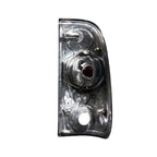 Raxiom 97-03 Ford F-150 Styleside Axial Series Version 2 Tail Lights- Chrome - Red/Clear Lens