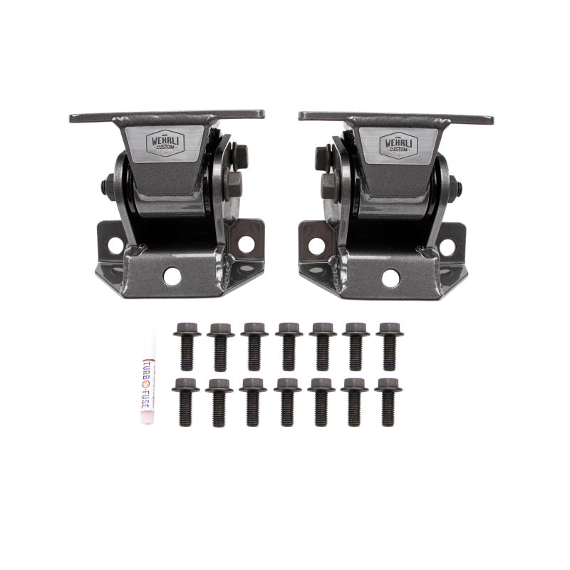 Wehrli 11-16 GM Duramax LML Heavy Duty Engine Mount - Bengal Silver