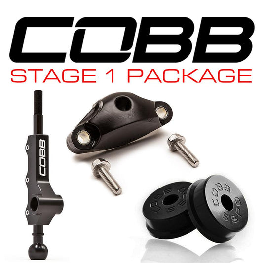 Cobb 13-18 Ford Focus ST / 16-18 Focus RS Stage 1+ Drivetrain Package (White w/Red Shift Knob)
