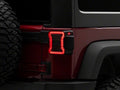 Raxiom 07-18 Jeep Wrangler JK LED Tail Lights- Red Housing- Smoked Lens