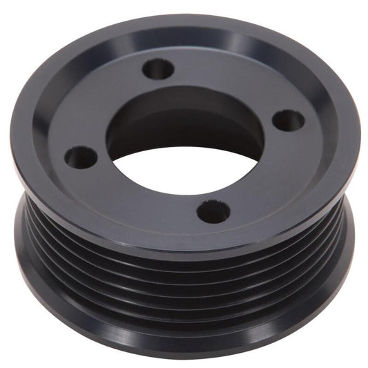 Edelbrock Pulley Supercharger Enforcer 8 Rib 3.5In Black