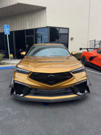 Carbon Fiber Front Bumper Canards - Acura DE5 Integra Type S