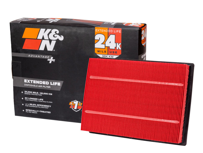 K&N Advantage Plus Air Filter 24K Miles Mg Gs 1.5L2.0L / Hs 2.0L / Hs 2.0L T