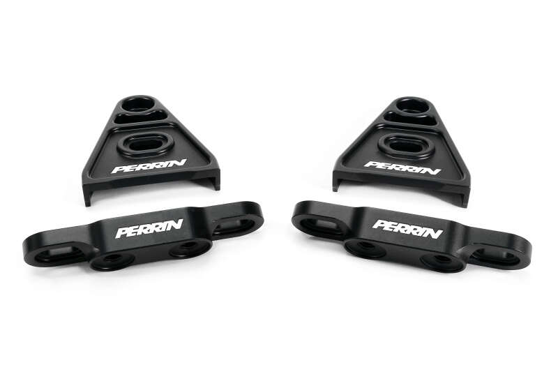 PERRIN 15+ Subaru WRX/STI High-Lift Hood Brackets (Black)