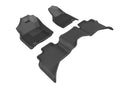 3D MAXpider 09-12 Dodge Ram 1500 Quad Cab Kagu Black Full Set (1 EYELET)