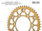 Vortex Racing V4 44 Tooth 520 Sprocket Use w/ 3766 Front - Gold