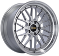 BBS LM 21x10.5 5x112 ET10 Diamond Silver Wheel 82mm PFS Required