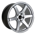 Enkei T6S 18x8.5 45mm Offset 5x100 Bolt Pattern 72.6 Bore Matte Silver Wheel