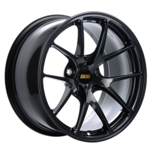 BBS RI-A 18x10 5x120 ET25 PFS Metallic Black Subtle Blue Flake Wheel -82mm PFS/Clip Req