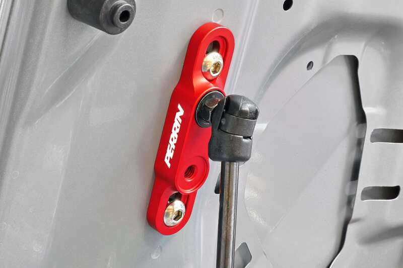PERRIN 15+ Subaru WRX/STI High-Lift Hood Brackets - Red