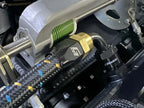 GReddy AN04 STRAIGHT HOSE END SWIVEL BLACK/GOLD ANODIZED