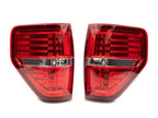 Raxiom 09-14 Ford F-150 Styleside LED Tail Lights- Chrome Housing- Red/Clear Lens