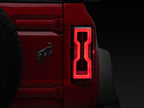 Raxiom 21-26 Ford Bronco Axial Series LED Tail Lights- Black Housing- Clear Lens