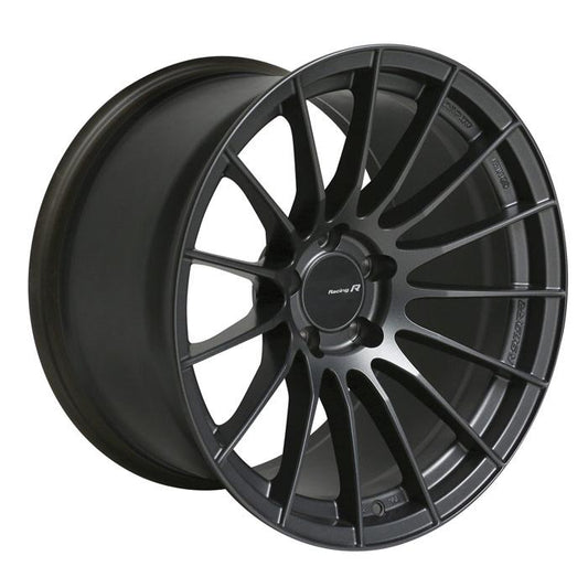 Enkei RS05-RR 18x9.5 35mm ET 5x114.3 75.0 Bore Sparkle Silver Wheel