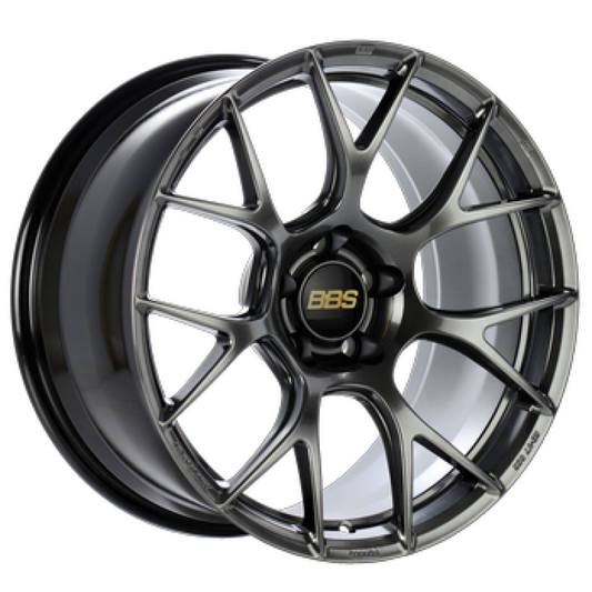 BBS RE-V7 18x8.5 5x114.3 ET42 Diamond Black Wheel -82mm PFS/Clip Required