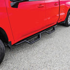 Westin 14-18 Chevy/GMC Silverado/Sierra 1500/2500/3500 Double Cab Outlaw Drop Nerf Bars Tex Black