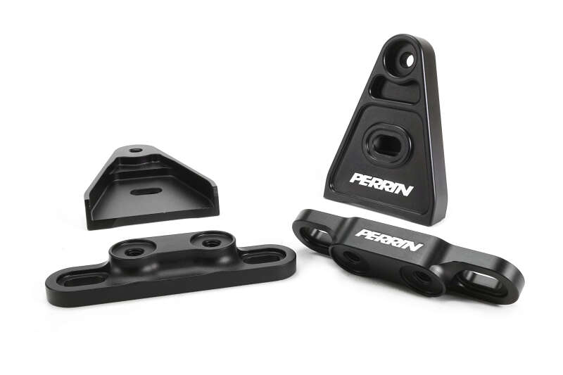 PERRIN 15+ Subaru WRX/STI High-Lift Hood Brackets (Black)