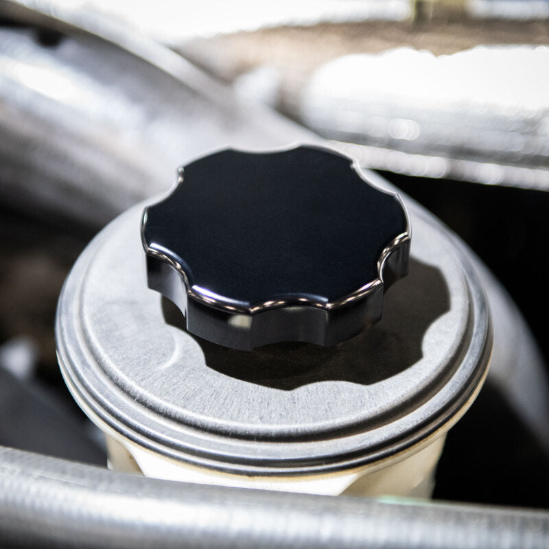 Wehrli 17-26 Ford Super Duty Power Stroke 6.7L Billet Power Steering Reservoir Cap - Black