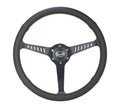 NRG Reinforced Steering Wheel (380mm/1in. Deep) Perforated Leather and Yellow Stitching