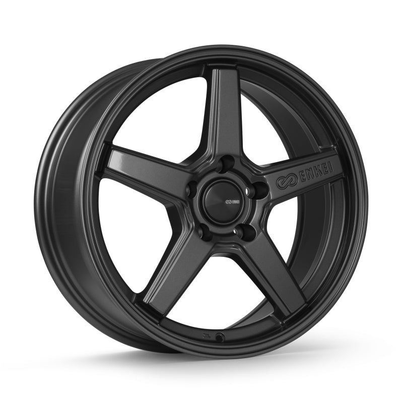 Enkei Quasar 19x8in / 5x114.3 BP / 45mm Offset / 72.6mm Bore - Gloss Gunmetal Wheel