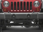 Raxiom 07-18 Jeep Wrangler JK V2 LED Switchback Fog Lights with Amber Turn Signal and Halo Rings