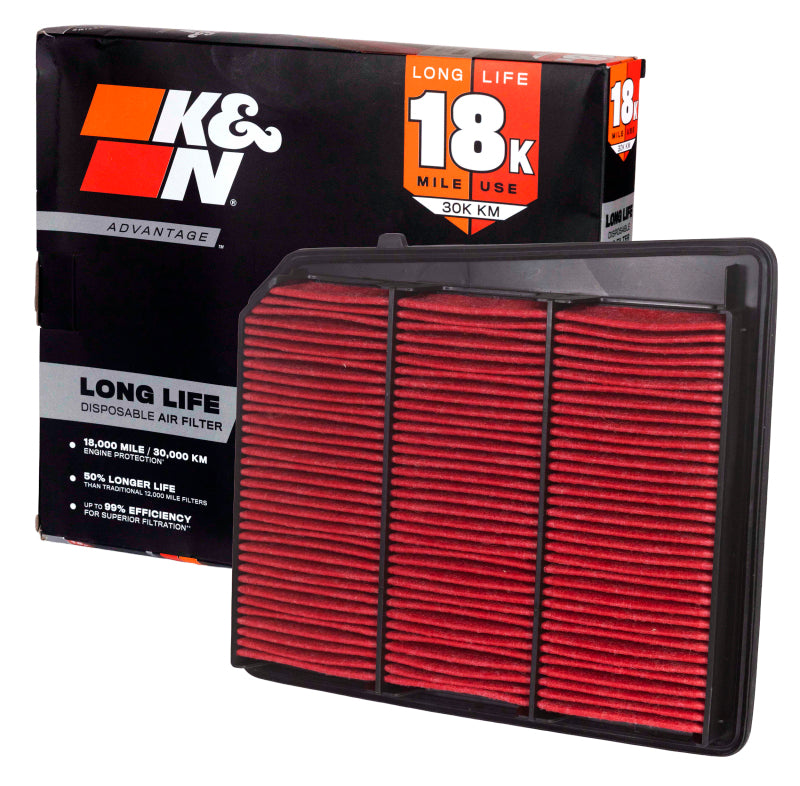 K&N Advantage Air Filter 18K Miles Nissan Titan V8-5.6L F/I 17-24