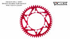 Vortex Racing 34 Tooth 520 Rear Sprocket - Red