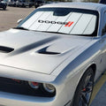 Covercraft 15-23 Dodge Challenger w/wo MCO UVS100 Premier Series Custom Sunscreen with Dodge logo