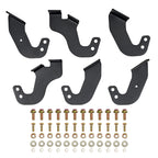 Westin 24-26 Toyota Land Cruiser Outlaw Drop Nerf Step Bars Textured Black