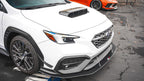 Subaru WRX Carbon Fiber Front Bumper Canards 2022-Up