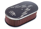 K&N Small Oval Electric Design 2in h