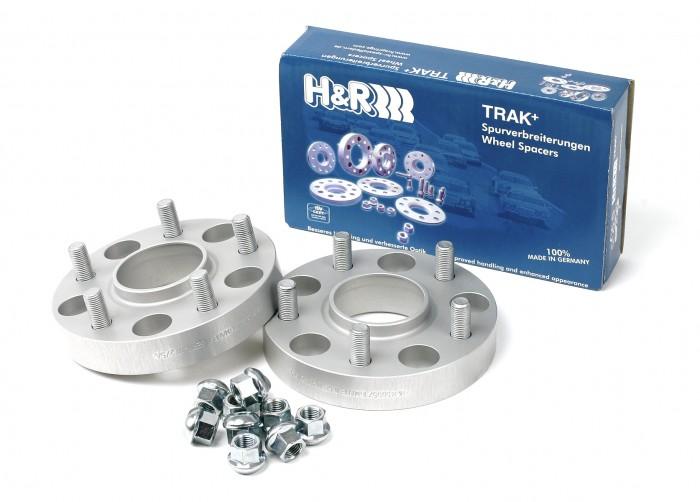 H&R Trak+ 25mm DRM Wheel Adaptor Bolt 5/100 Center Bore 54.1 Stud Thread 12x1.5
