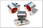 Innovative 92-95 Civic B/D Series Black Aluminum Mounts 85A Bushings (3 Bolt)