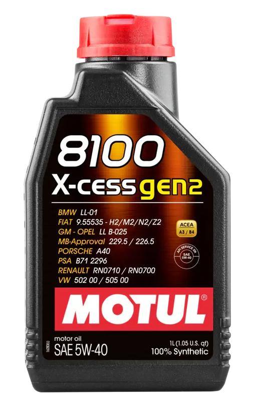 Motul 8100 X-cess Gen2 5W-40
