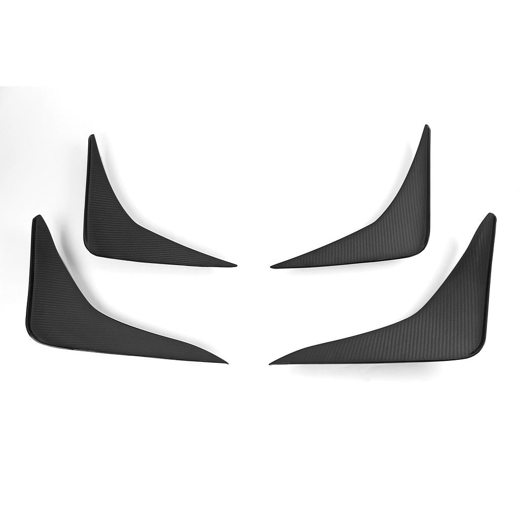 Nissan GTR R35  2012-2016 - Carbon Fiber Front Bumper  Canards