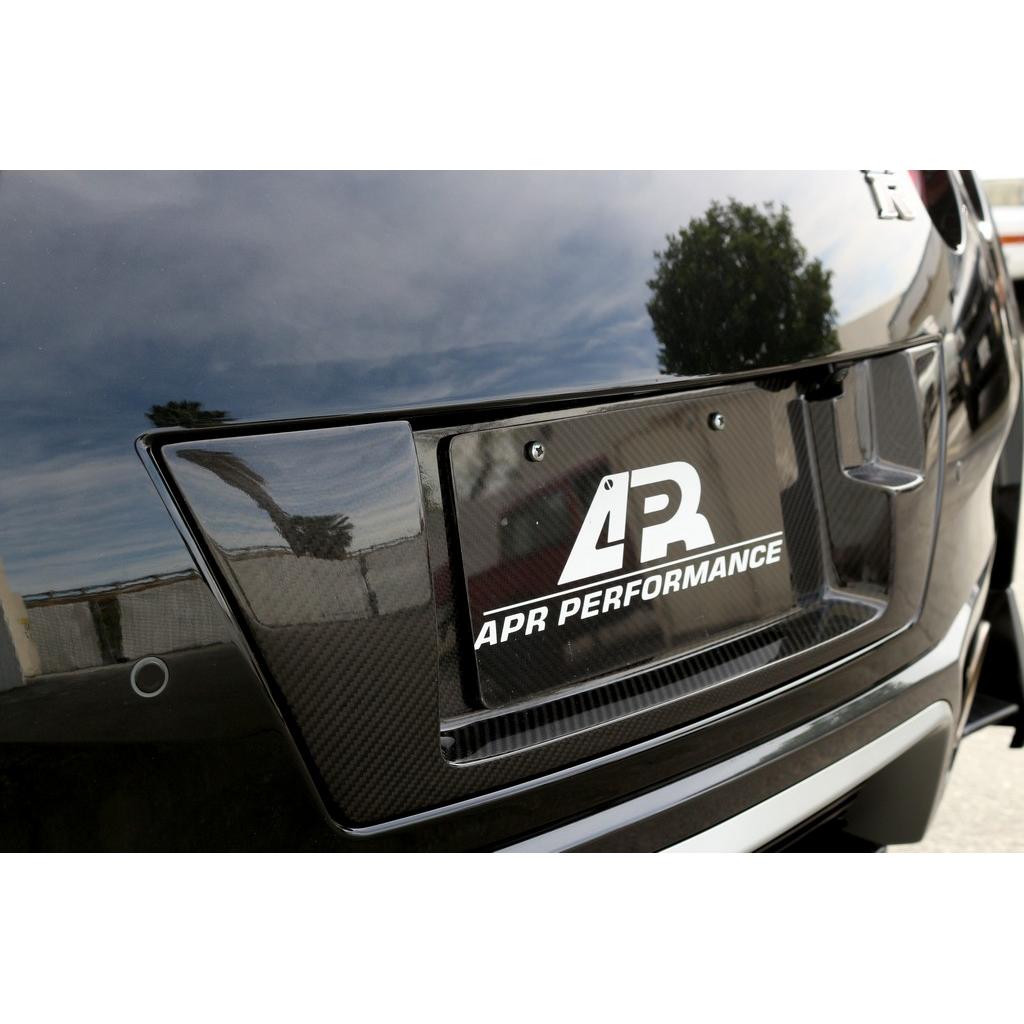 Nissan GTR R35 2017-2022-Carbon Fiber License Plate Backing