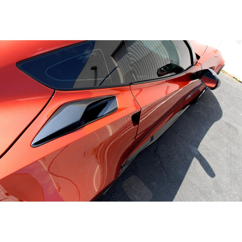 Chevrolet Corvette C7 Stingray / C7 Z06 / Grand Sport/ ZR1 Carbon Fiber Quarter Panel Intake Vents