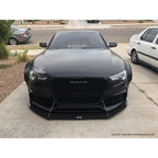 Audi S5 / RS5 Stock Bumper Carbon Fiber Front Wind Splitter 2013-2016
