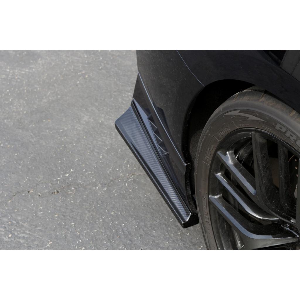 Nissan GTR-R35 2017-2022- Carbon Fiber  Rear Bumper Skirts