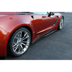 Chevrolet Corvette C7 Z06 Carbon Fiber Side Rocker Extensions/ Side Skirts