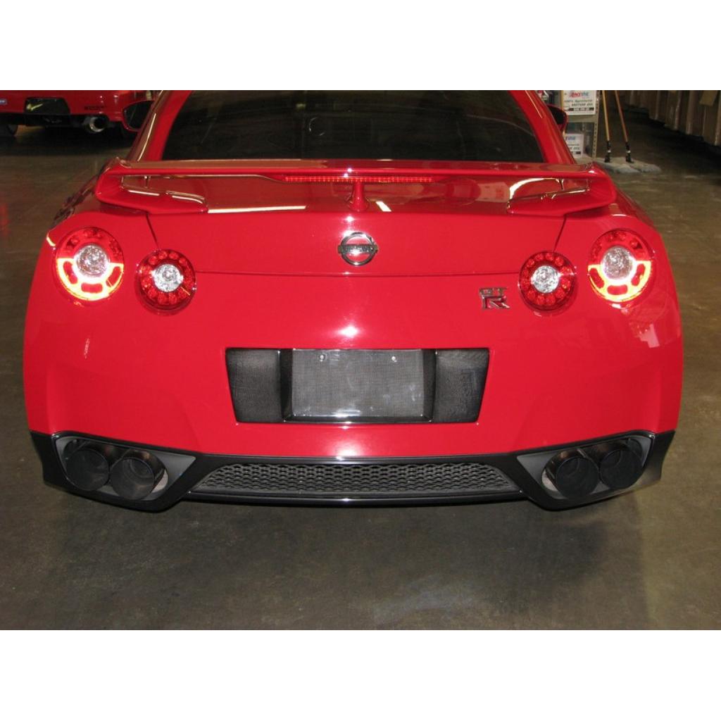 Nissan GTR R35 2008-2011- Carbon Fiber  License Plate Backing