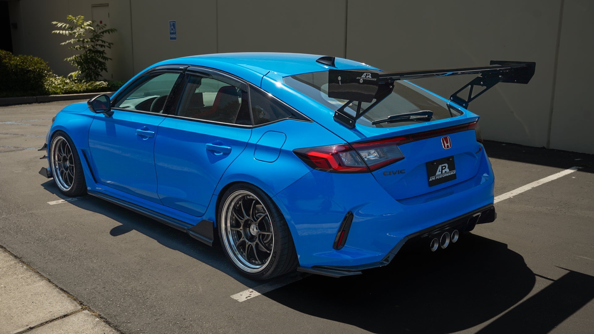 Honda FL5 Civic Type R GTC-300 Carbon Fiber Adjustable Wing 67" 2023 - Current