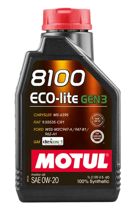 Motul 8100 Eco-lite Gen3 0W-20