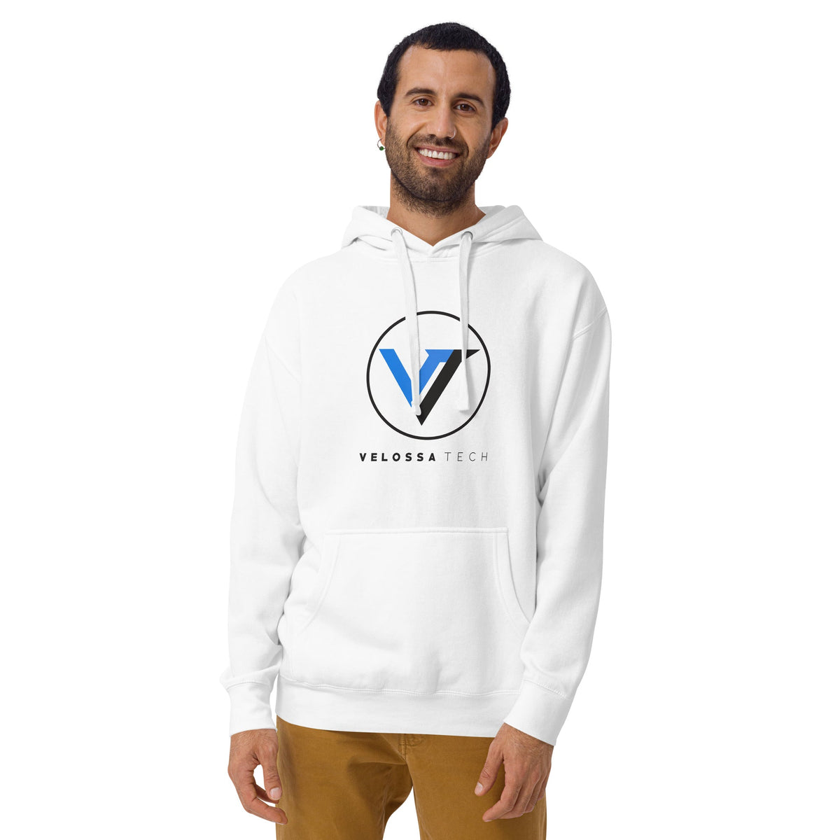 Velossa Tech Classic Hoodie - White